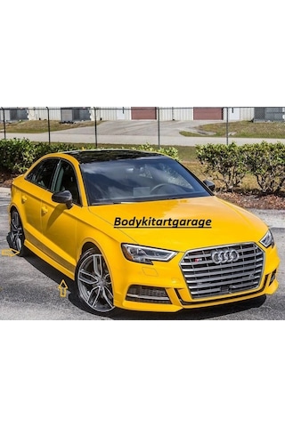 Audi A3 Sedan 2013-2020 Uyumlu St Marşpiyel Takımı-boyasız