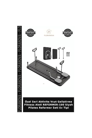 Özel Seri Aktivite Vcut Geliştirme Fitness Aleti Reformer-100 Siyah Pilates Reformer Seti Ev Tipi