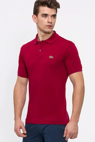Lacoste Erkek Klasik Pike Kumaş Polo T-shirt Bordo
