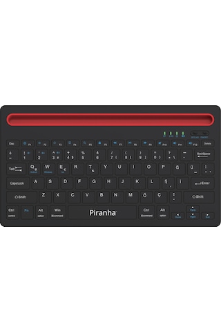 Piranha 2376 Kablosuz Bluetooth + 2.4ghz Türkçe Q Klavye