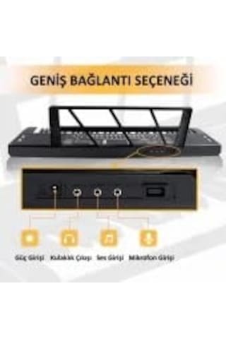 Dailytech 61 Tuşlu Dijital Klavye Piyano, Usb Bağlantılı Elektronik Piyano, Taşınabilir Müzik Aleti, Çocuk Ve Büyükler İçin Profesyonel Müzikal Oyuncak