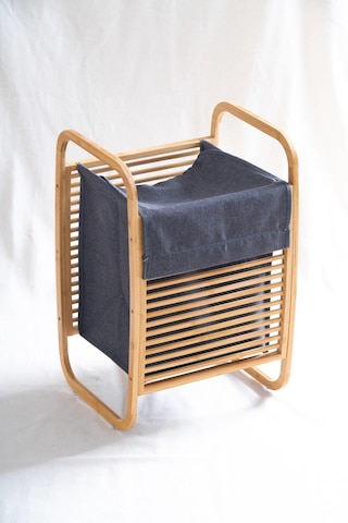 Acar Bambu Çamaşır Sepeti - 60 Cm Bambu