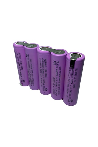 18V 18650 2600 Mah 5 C Li-Ion Batarya Pil Gurubu Pilden Matkap Ve