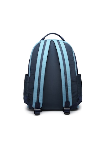 Smart Bags Büyük Boy Laptop Bölmeli Su Geçirmez Kumaş Renkli Okul Çantası Mavi/lacivert