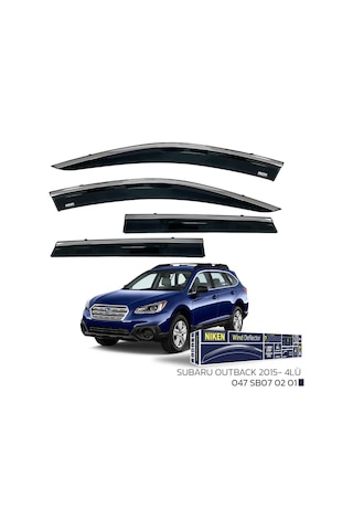 Subaru Outback 2015 Sonrası - Kromlu Cam Rüzgarlığı 4lü Parça
