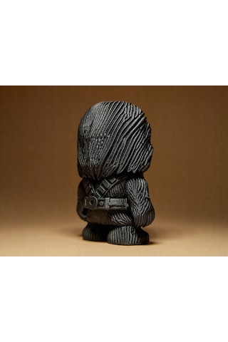 Bronz Efektli Mini Chewbacca Figürü - Dekoratif Star Wars Objesi