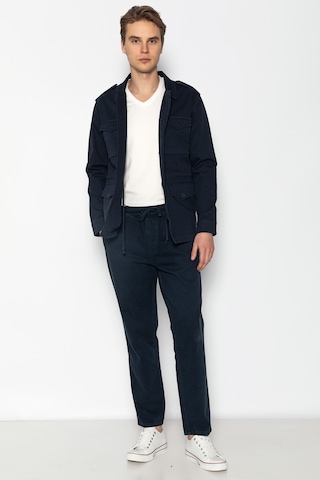 Cekmon Erkek Parça Boya %100 Pamuk Kumaşdan Spor Safari Ceket Lacivert