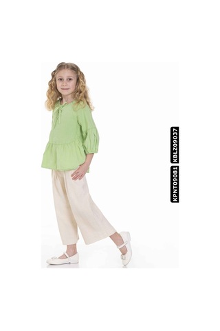 XO Kids Kız Pantolon 5-9 Yaş 798 Kpnt09081 Ekru 001