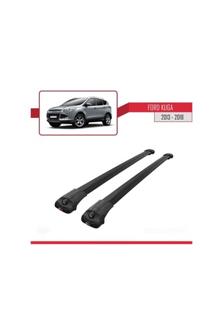 Ford Kuga 2013-2018 Arası İle Uyumlu Ace-1 Ara Atkı Tavan Barı Siyah