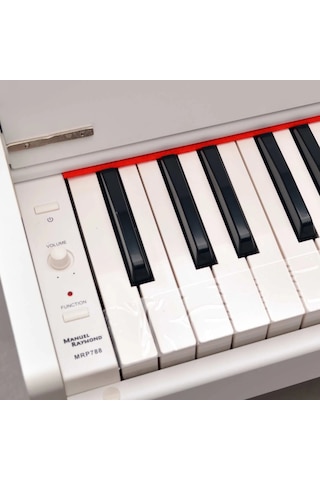 Dijital Silent Piyano Beyaz Manuel Raymond Mrp788wh2