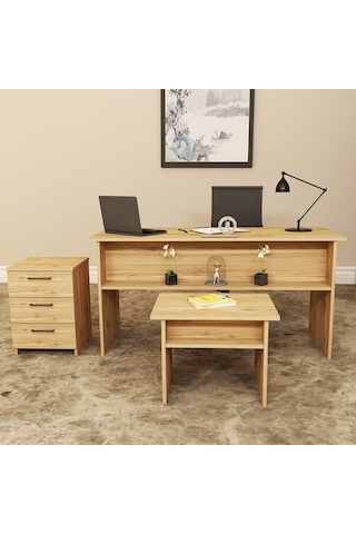 KALENDER DEKOR MERKÜR-1-2-3 OFİS BÜRO MASASI TAKIMI MRK04