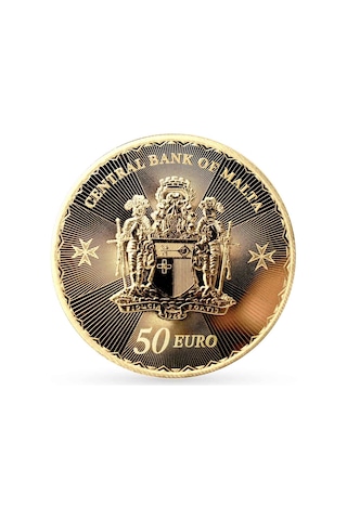 Agakulche Malta Haçı 1/2 Ons Altın Sikke Coin