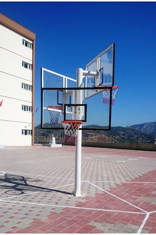 Adelinspor Basketbol Potası Üçlü Grup Kademeli Yükseklik 20 MM Cam