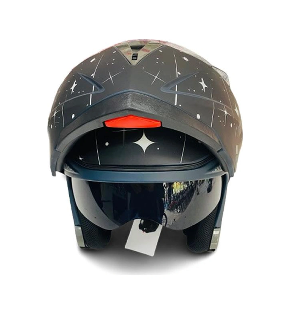 Jk20 Çene Açılır Güneş Vizörlü Kask Gri
