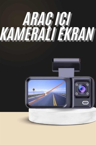 1080p Sürüş Kaydedici 2 İnç Ips Ekran Ön İç Arka Dvr