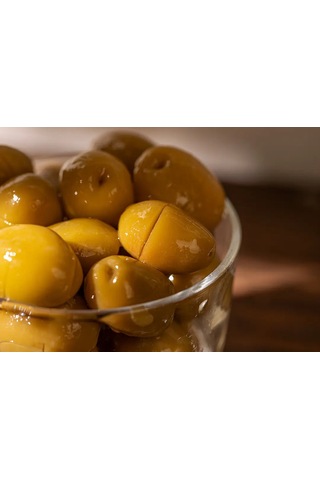 Hasanbey Doğal Salamura Yeşil Zeytin 500 Gr