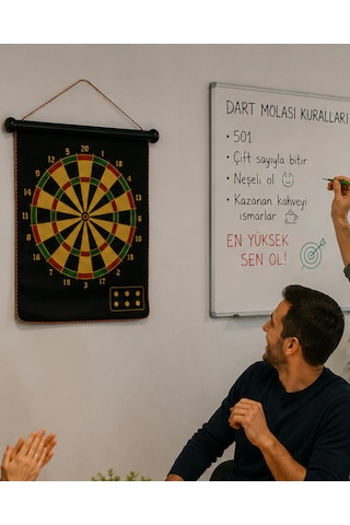 Aile Ve Arkadaş Oyunları İçin Manyetik Dart Tahtası 6 Ok Dahil Krgltgs7vrbudl8g092