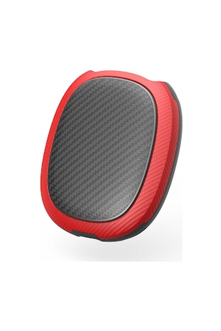 Apple Uyumlu AirPods Max Wiwu Armor Carbon Koruyucu Kılıf ZORE-219109 Kırmızı
