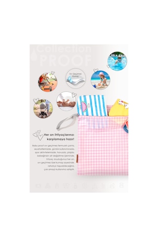 Proof Kirli Temiz Çantasi Dama Pudra Çok Renkli