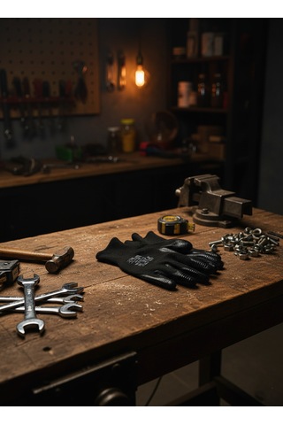 Cmc Tools Profesyonel Iş Eldiveni Siyah