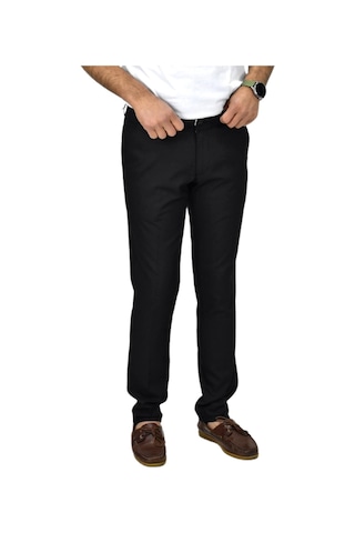 Notra Erkek Silim Fit Kumaş Pantolon Lincoln 198 Bgl-st04487 Siyah