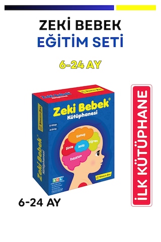 Bebek Eğitim Seti 6-24 Ay Zeki Bebek Kütüphanesi 8'li Set