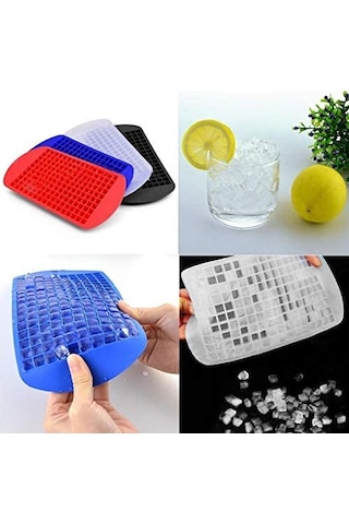 Periboia 160 Bölmeli Mini Küp Silikon Buz Kalıbı Buzluk Diğer