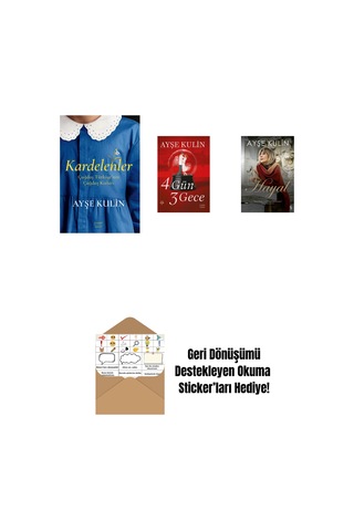 Kardelenler + 4 Gün 3 Gece + Hayal + Okuma Sticker'ları