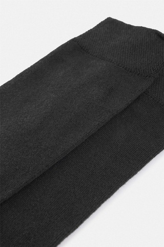 SÜVARİ Siyah Düz Çorap