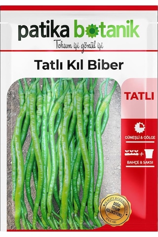 200 Adet Tatlı Kıl Biber Tohumu