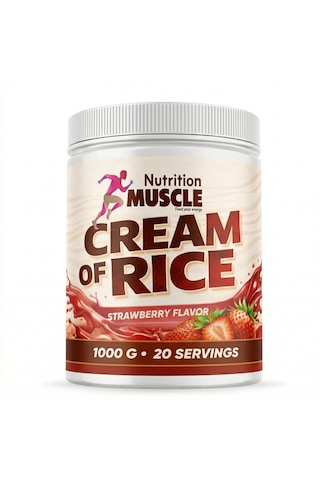Muscle Nutrition Cream of Rice 1000g Çilek Aromalı