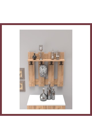 Storeşahin Country Duvar Askılığı Kahverengi 60 Cm Shn0720