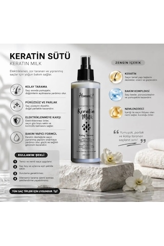 Homm Life Keratin Sütü Sprey