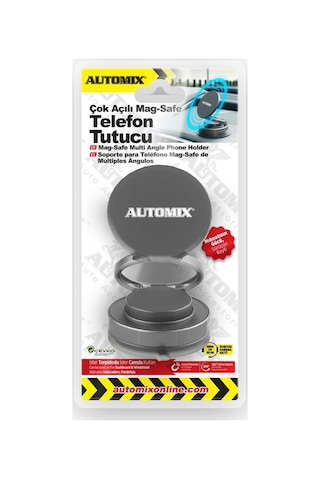 Automix Telefon Tutucu Magsafe Çok Açılı 44967 Siyah