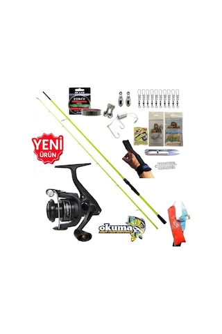 Okuma Revenger Rv-4000a 270cm 5-55gr Karbon High Tech Kıyı Spin Olta Takımı Seti