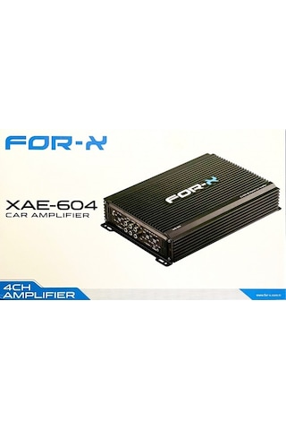 For-x Amfi 4 X 60 Rms Ses Ve Bass 4 Kanal For-x Ab Clas 2500wa