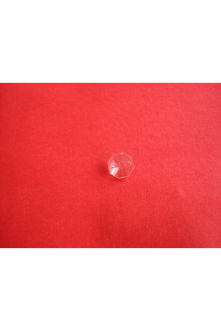 Octagon Klipsli Kristal Avize Taşı 1.Sınıf Cam 14x14 Mm - 200 Adet