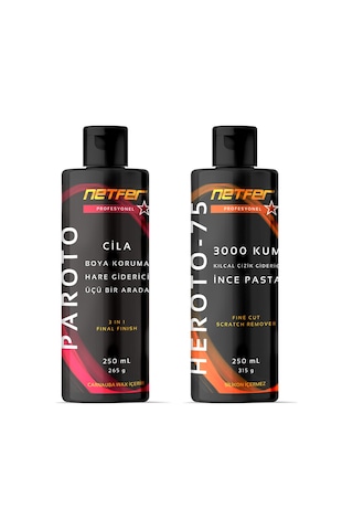 Netfer 2'li İnce Pasta Cila Set - 2x250 Ml