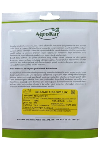 Tere Tohumu 10 Gr 1 Paket