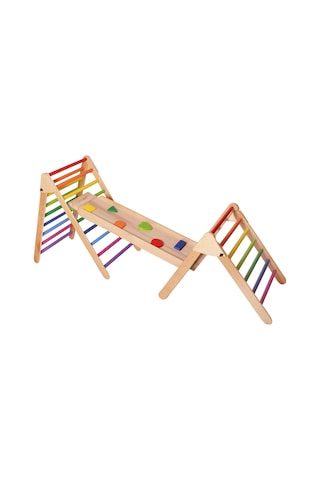 Woodnjoy Ahşap Merdiven Setimiz 3lü Set Renkli
