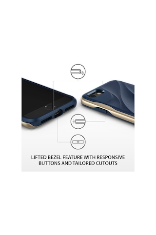 Ringke Wave Apple Uyumlu iPhone 7/8 İle Kılıf Marina Gold