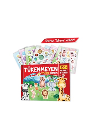 Yükselen Zeka Tükenmeyen Stickers Kitabım