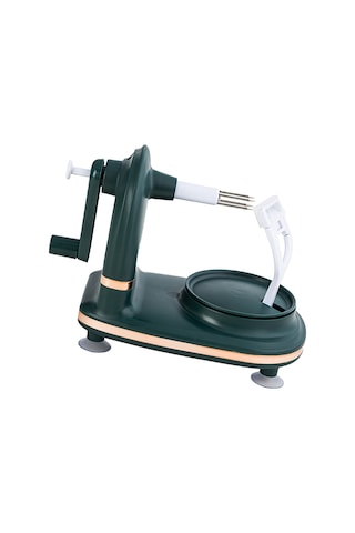 Dofolink El İşlemli Mutfak Aleti: El Sallayarak Elma, Armut, Patates Kabuklarını Hızlı Ve Verimli Kaldıran Çelik Ve Plastik Kabuk Kırıcı - Yeşil Renk Yeşil