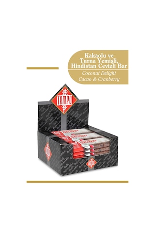 Kakaolu Ve Turna Yemişli Hindistan Cevizli Bar 32 G X 12 Adet