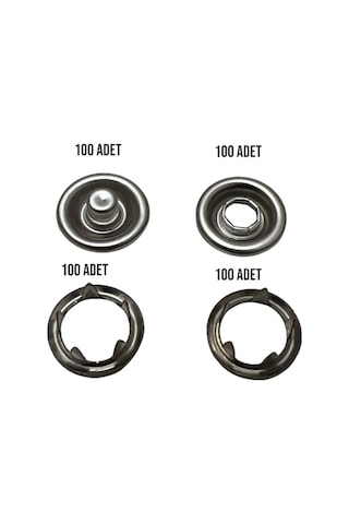 Klikıt, Çıt Çıt, 9,5 Mm "gömlek Ve Bebe Çıtçıtı - 100 Lü Set