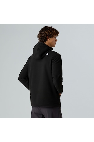 The North Face Glacıer Fleece Kapşonlu Polar Ceket Nf0a8d0sjk31 Siyah