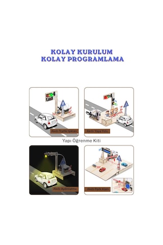 Akıllı Şehir Iot Eğitim Kiti Arduino Esp32 Esp8266 Robotik Kodlama Ve Stem Programlama Seti