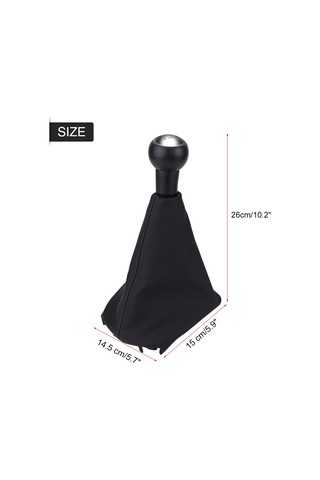 Padalink Peugeot 307 308 607 608 Citroen C3 C5 İçin 5 Vites Değişim Kolu防尘套 Tam Set - Yeni Pu Deri + Plastik Malzeme, Kolay Kurulum