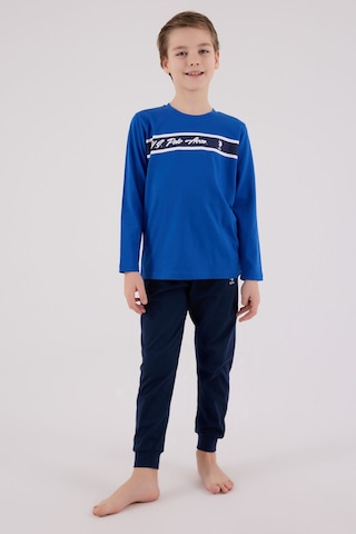 U.S. Polo Assn. U.s. Polo Assn Erkek Çocuk Mavi Pijama Takımı Us2210-c-v2