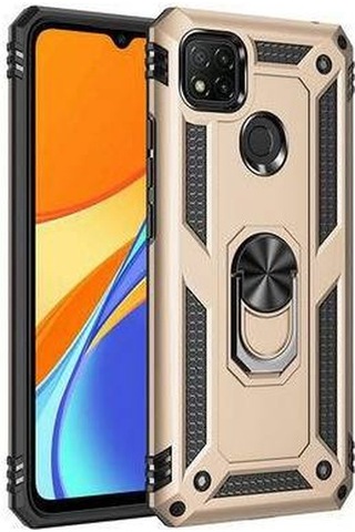 Xiaomi Redmi 9c Kılıf Zore Vega Silikon Zırh Kılıf Siyah